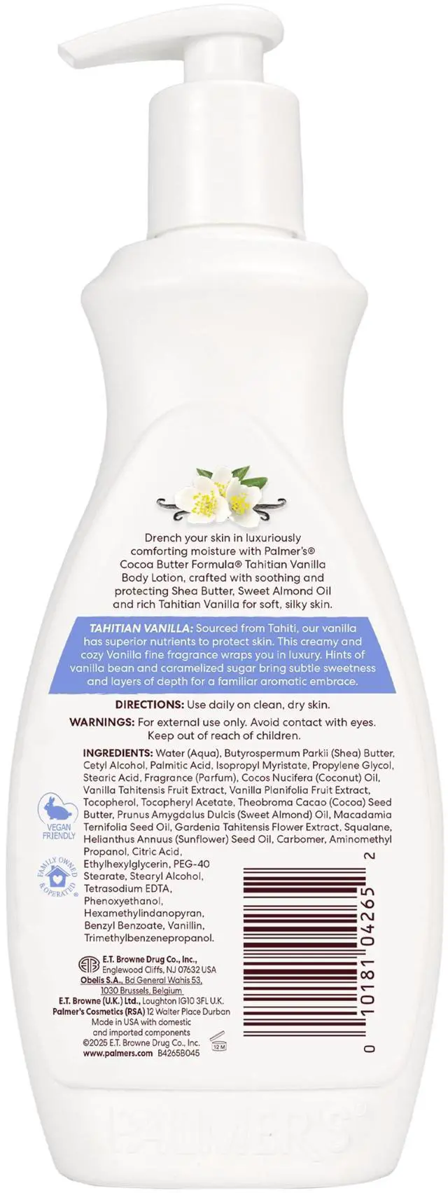Alt view image 7 of 7 - Body Lotion, Tahitian Vanilla Cocoa Butter Formula (13.5 Oz) | Daily Moisturizing Lotion for Dry Skin with Shea Butter & Vitamin E, Hydrates & Protects, Helps Provide 48-Hour Deep Moisture