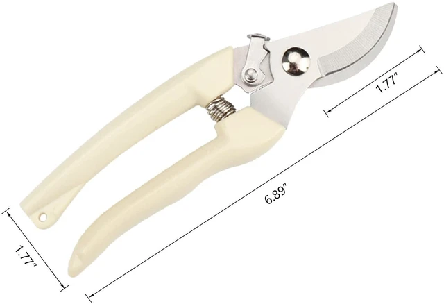 Alt view image 6 of 7 - Garden Scissors for Plant, Tip Pruning Shears for Cutting Flowers, Trimming Plants, Bonsai and Fruits Picking (Bypass Blade Pruner)