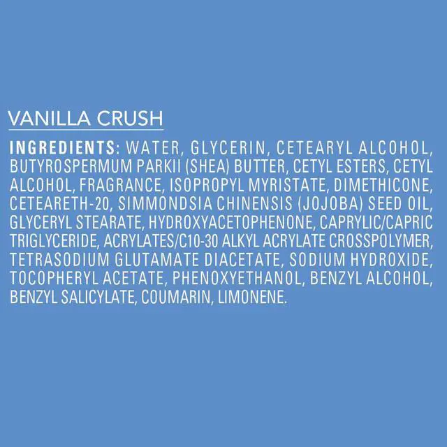 Alt view image 7 of 7 - Jergens Shea Fusion Vanilla Crush Body Lotion, Dry Skin, 14 fl oz | Shea Butter and Vitamin E Moisturizing Lotion, Vanilla Scent, Dry Skin Relief, Women, Daily Hydration