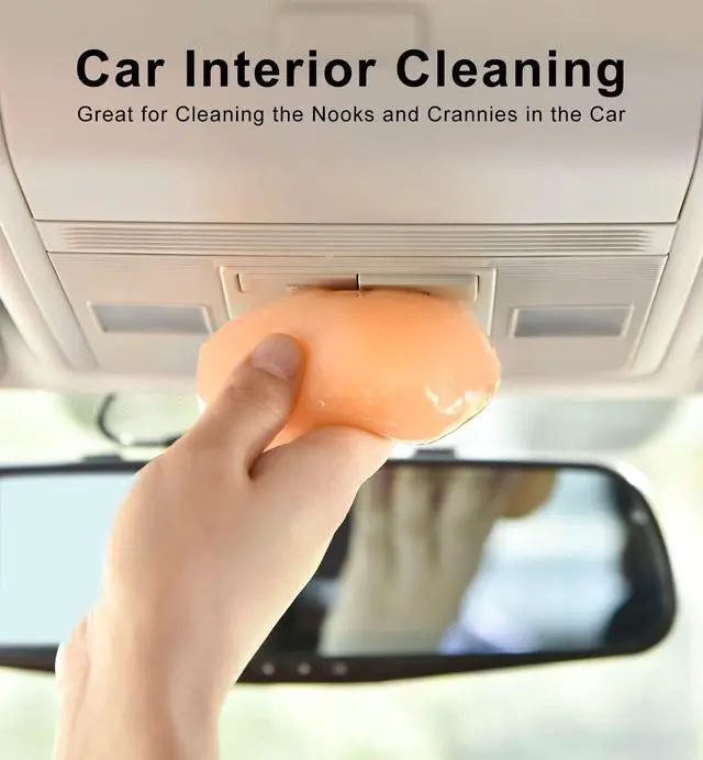 Alt view image 2 of 6 - Cleaning Gel for Car Detail Putty Cleaning Gel Auto Detail Tools Car Interior Cleaner Cleaning Mud Dust for Cars and Keyboard Cleaner Gel Clean Slime Reusable Car Vent Cleaner