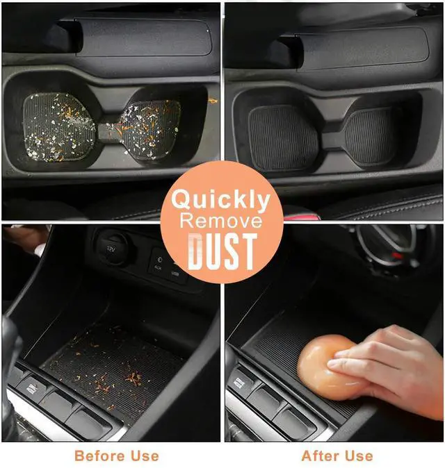 Alt view image 4 of 6 - Cleaning Gel for Car Detail Putty Cleaning Gel Auto Detail Tools Car Interior Cleaner Cleaning Mud Dust for Cars and Keyboard Cleaner Gel Clean Slime Reusable Car Vent Cleaner