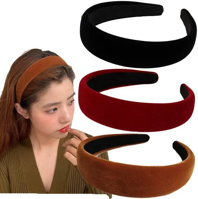 Main image of Velvet Headbands for Women Soft Head Bands Diademas Para Mujer De Moda Padded Hairbands for Women Girls Fashion No Slip Headband for Women Hairbands Hair Accessories