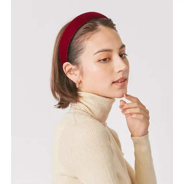 Alt view image 5 of 7 - Velvet Headbands for Women Soft Head Bands Diademas Para Mujer De Moda Padded Hairbands for Women Girls Fashion No Slip Headband for Women Hairbands Hair Accessories