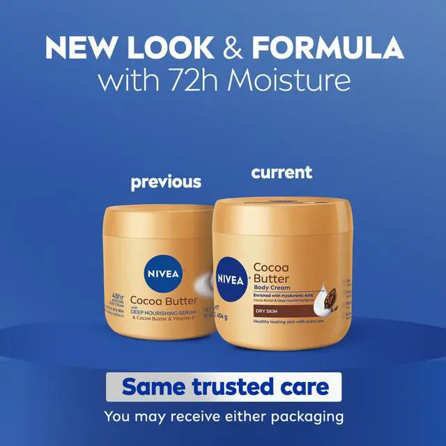 Alt view image 2 of 7 - Cocoa Butter Body Cream with Hyaluronic Acid, 16 OZ | Cocoa Butter Body Cream with Hyaluronic Acid and Deep Nourishing Serum, For Radiant and Smooth Skin, 72-Hour Body Moisturizer