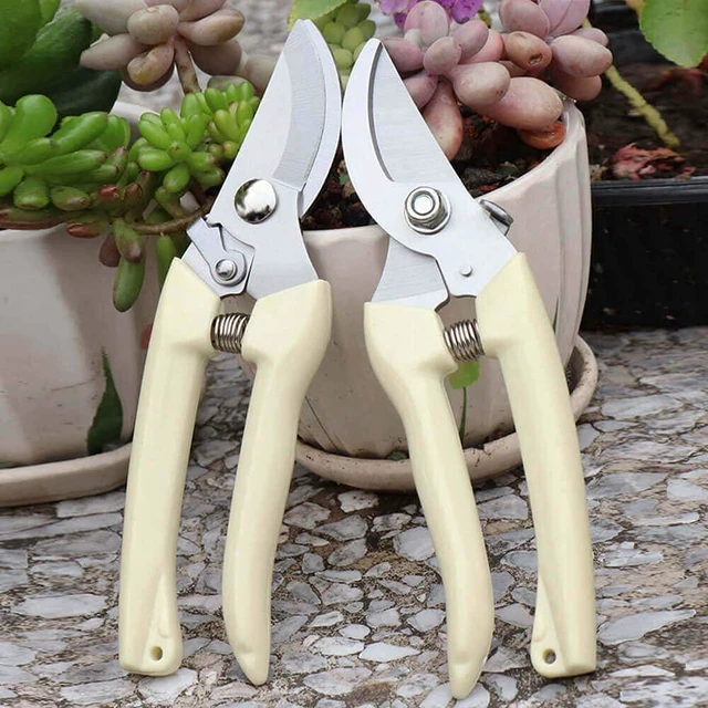 Alt view image 4 of 6 - Bypass Garden Pruning Shears - 2 Pack, Ultra Lightweight Hand Pruners Make Cut Smooth & Clean, Professional Gardening Scissors for Cutting Live Flowers, Plants, Light Branches