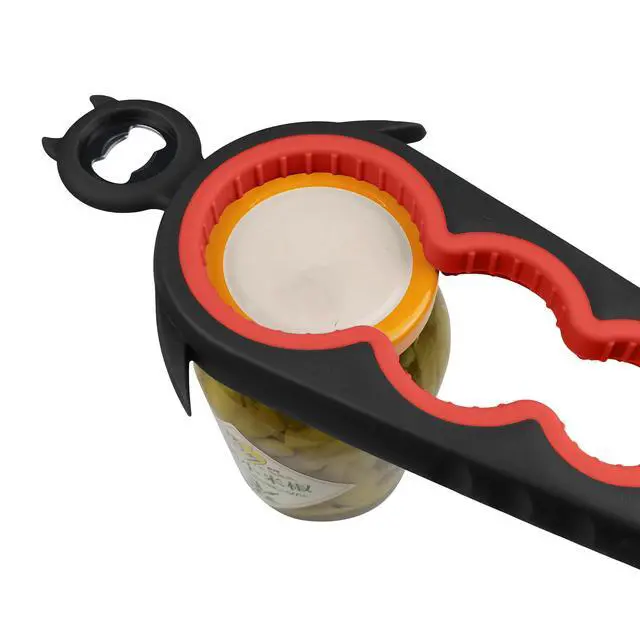 Alt view image 5 of 7 - 5 in 1 Jar Opener for Weak Hands, Bottle Opener for Seniors with Arthritis | Multi-Purpose Kitchen Tool, Non-Slip Ergonomic Handle, Opens Jars, Bottles & Cans Effortlessly, Ideal for Hand Pain