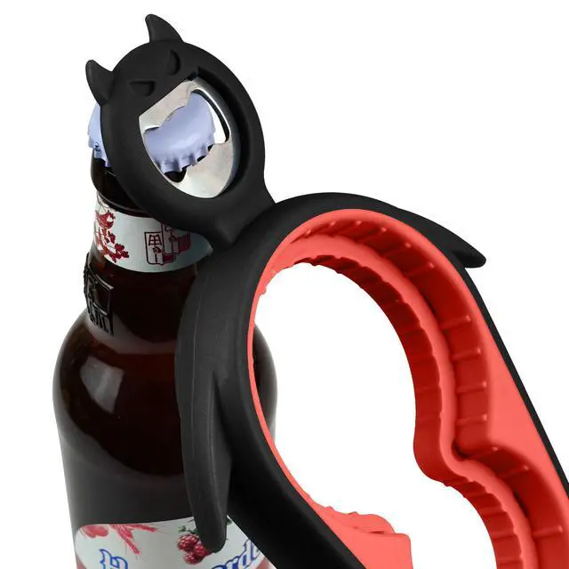 Alt view image 6 of 7 - 5 in 1 Jar Opener for Weak Hands, Bottle Opener for Seniors with Arthritis | Multi-Purpose Kitchen Tool, Non-Slip Ergonomic Handle, Opens Jars, Bottles & Cans Effortlessly, Ideal for Hand Pain