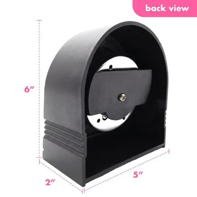 Alt view image 7 of 7 - 60 Minute Wind Up Timer, No Batteries Required, Black | Mechanical Visual Countdown for Salon Color Processing, Chemical Services, Tanning, Kitchen & Kids Activities