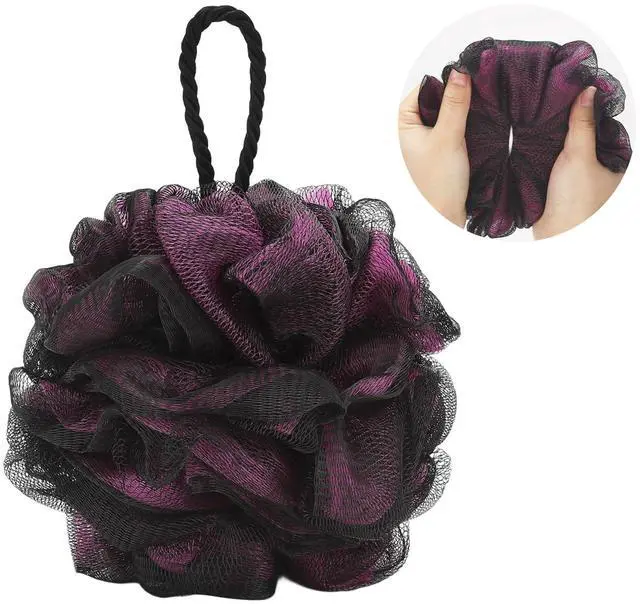Alt view image 4 of 7 - Loofah Sponge 60g/Piece, Bath Sponge Pouf Shower Loofah Body Scrubber Exfoliator Pack of 4