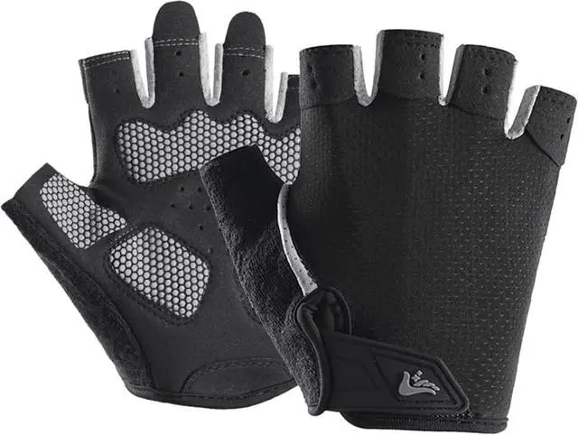 Main image of Workout Exercise Gloves for Women-Men - Breathable-Fingerless Sports Gloves