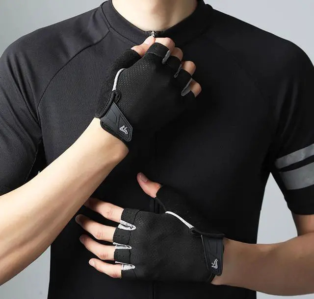 Alt view image 3 of 7 - Workout Exercise Gloves for Women-Men - Breathable-Fingerless Sports Gloves