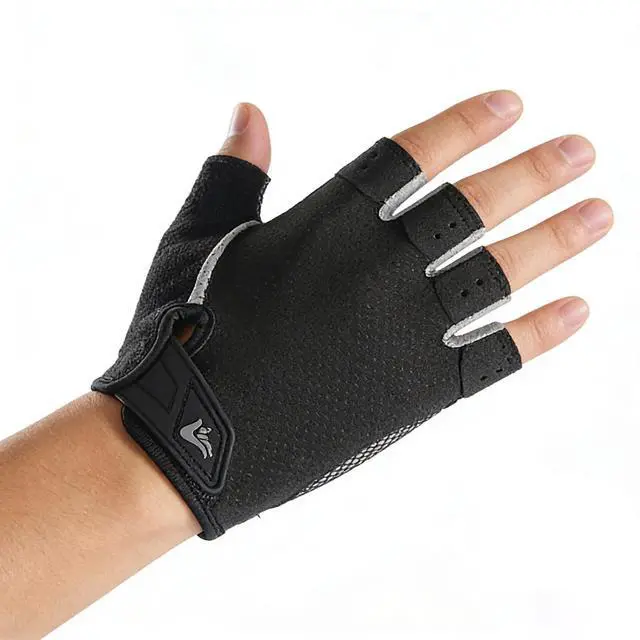 Alt view image 4 of 7 - Men Women Half-Finger Workout Gloves - Lightweight Anti Slip Exercise Gloves for Cycling Gym Lifting