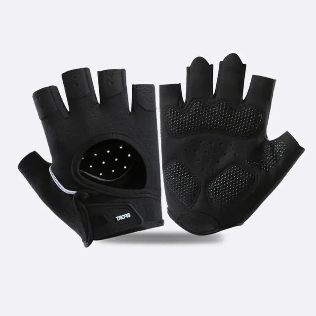 Alt view image 7 of 7 - Workout Gloves Fingerless Sports Gloves for Men Women. Anti-Slip & Breathable for Cycling, Weightlifting, Training