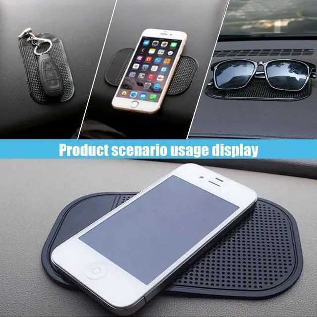 Alt view image 6 of 6 - 5PCS Car Dashboard Non-Slip Mat, Anti-Slide Sticky Pads | Multifunctional Dash Pad for Auto Dashboard, Cell Phone Bracket Mat, Fit for Phones, Keys, Sunglasses, GPS, Coins, Mirrors