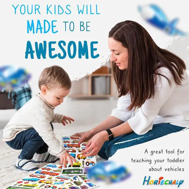 Alt view image 2 of 7 - 280PCS Transportation Stickers for Kids Rewards,Toddlers Gifts | Teaching Aids for Teachers and Parents, Colorful and Safe, Bulk Value Cute Stickers with Cars,Airplane,Rockets More Vehicles