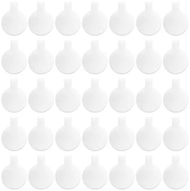 Main image of 35 Pcs Cable Labels, Multi-Color Write On Cord/Wire Labels, Cable Tags and Wire Tags for Cable Management and Identification (White, Circles)