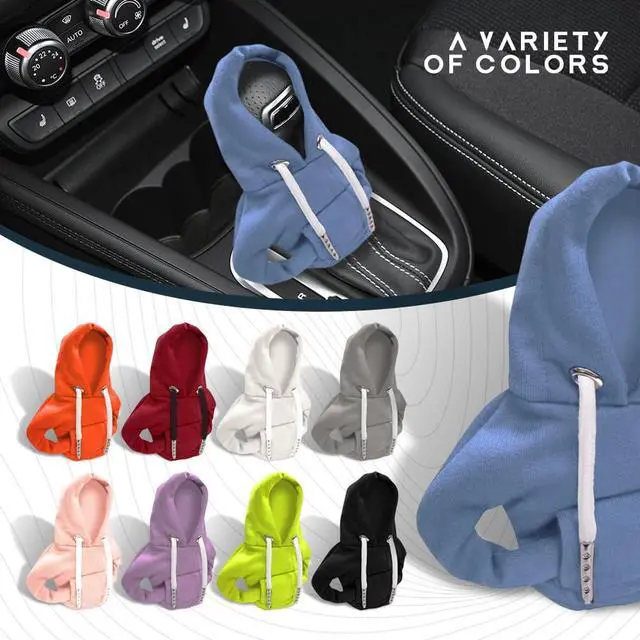 Alt view image 3 of 7 - Gear Shift Hoodie, Gear Shift Cover, Funny Sweater Hoodie Car Gear Shift Cover for Gearshift Protection Decoration, Automotive Interior Accessories Universal for Most Cars