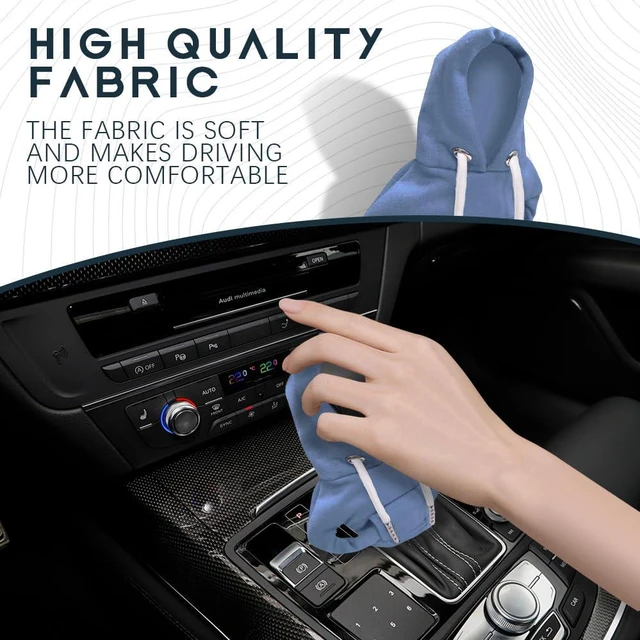 Alt view image 6 of 7 - Gear Shift Hoodie, Gear Shift Cover, Funny Sweater Hoodie Car Gear Shift Cover for Gearshift Protection Decoration, Automotive Interior Accessories Universal for Most Cars