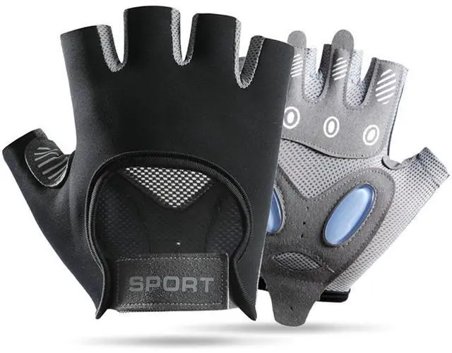 Main image of Breathable Workout Gloves for Women Men Full Palm Protection Grip for Gym Training Fitness Weightlifting Exercise Half Finger
