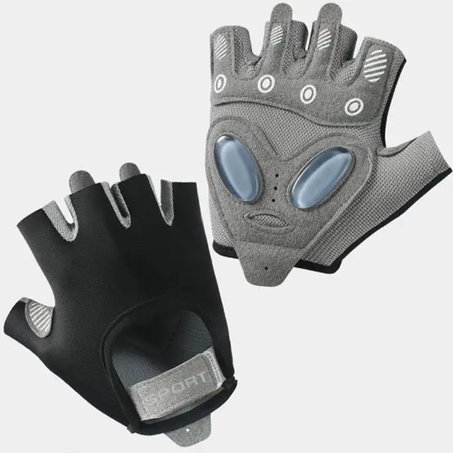Alt view image 3 of 6 - Breathable Workout Gloves for Women Men Full Palm Protection Grip for Gym Training Fitness Weightlifting Exercise Half Finger