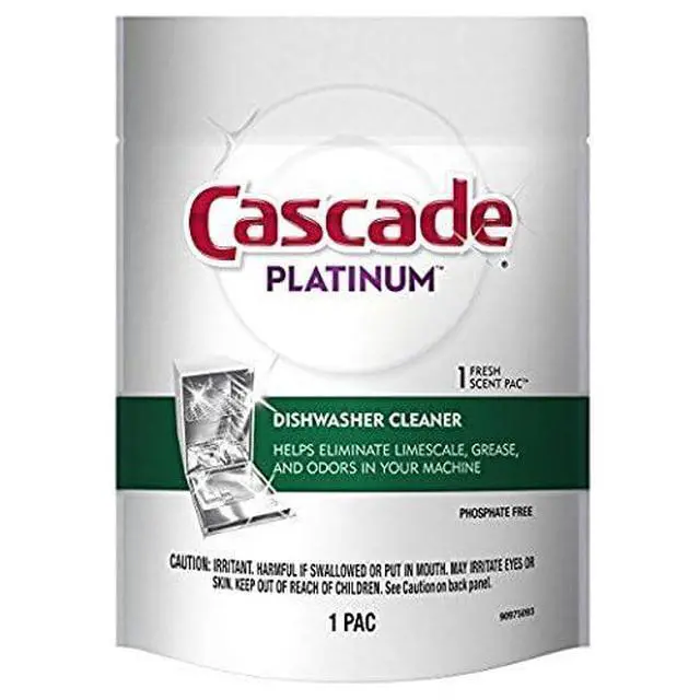 Alt view image 2 of 2 - Platinum Dishwasher Cleaner 1-Fresh Scent Pac