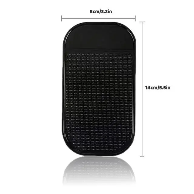Alt view image 3 of 7 - Car Dashboard Anti-Slip Mat, 5-Pack Non-Slide Pads for Car Extra Thick Sticky Dash Pad for Radar Detector, Cell Phone, and Car Dash Accessories