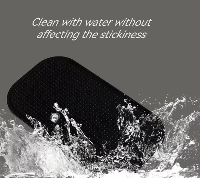 Alt view image 5 of 7 - Car Dashboard Anti-Slip Mat, 5-Pack Non-Slide Pads for Car Extra Thick Sticky Dash Pad for Radar Detector, Cell Phone, and Car Dash Accessories
