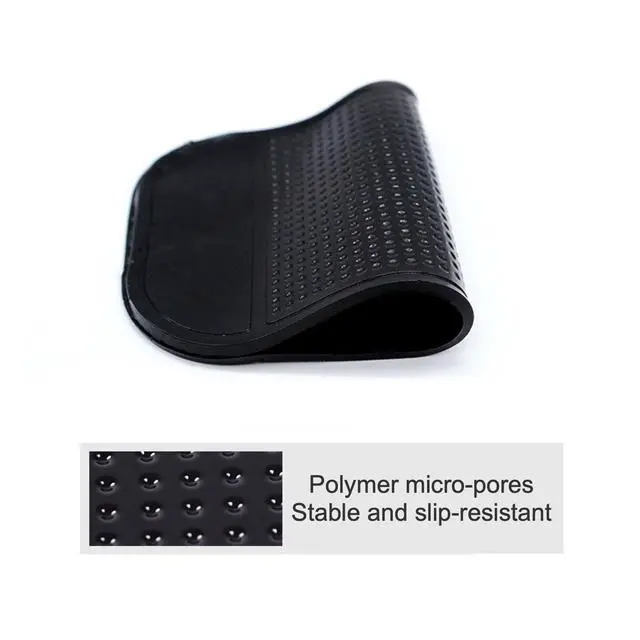 Alt view image 6 of 7 - Car Dashboard Anti-Slip Mat, 5-Pack Non-Slide Pads for Car Extra Thick Sticky Dash Pad for Radar Detector, Cell Phone, and Car Dash Accessories