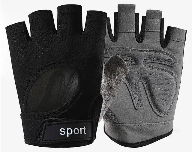 Main image of Breathable Workout Gloves for Men & Women Half-Finger Exercise Gloves for Gym Exercise, Cycling, Weightlifting Training, Fitness