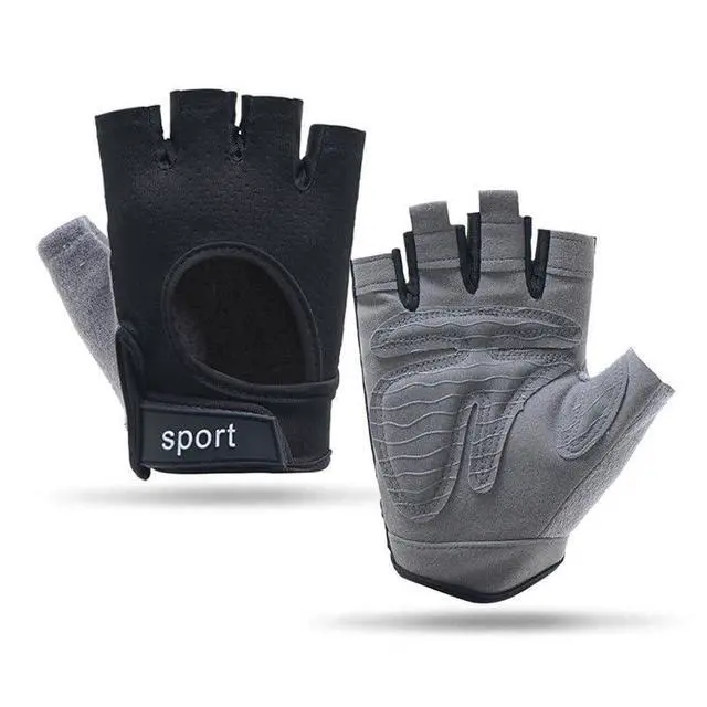 Alt view image 6 of 6 - Breathable Workout Gloves for Men & Women Half-Finger Exercise Gloves for Gym Exercise, Cycling, Weightlifting Training, Fitness
