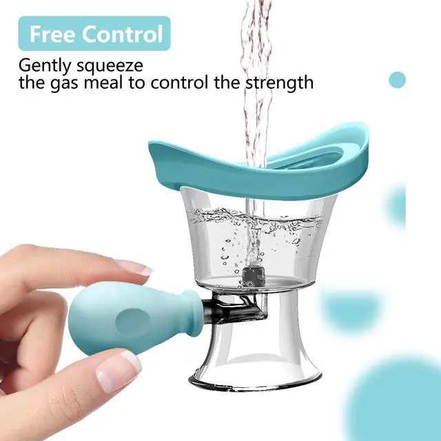 Alt view image 6 of 7 - Eye Wash Cup,Silicone Manual Air Pressure Eye Cleaning Cup for Eye Rinse, Eye Rinse Solution with CupPortable Eye Care Tool for Quick Relief from Tired Eyes, Cleaning Eye Dust, Makeup Irritants