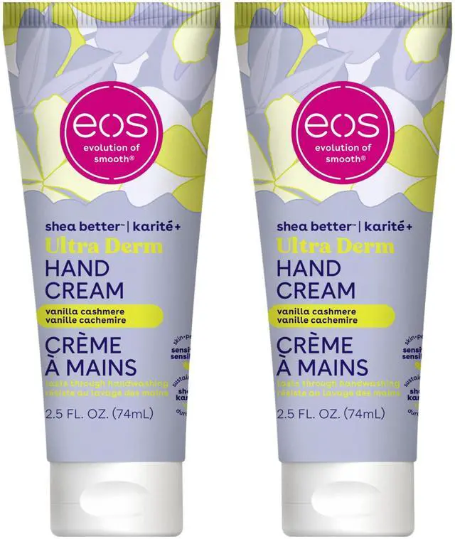 Main image of Shea Better Hand Cream - Vanilla Cashmere Hand Lotion | Instant Hydration + Lasting Protection | 2.5 oz (Pack of 2)