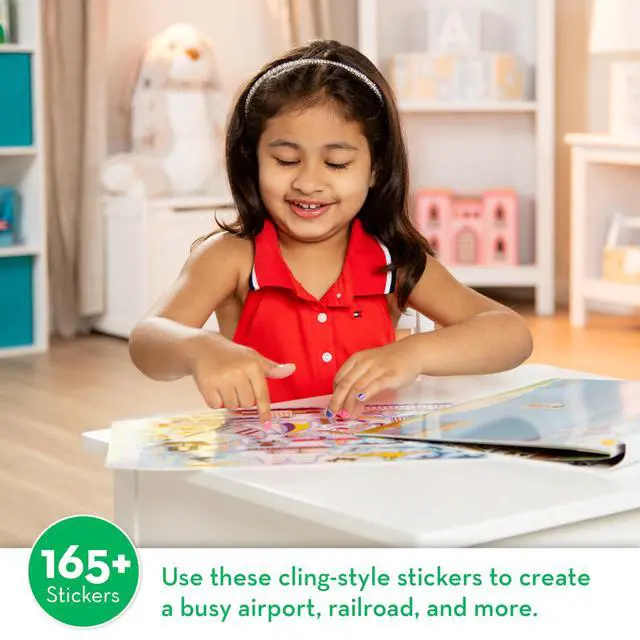 Alt view image 2 of 7 - Melissa & Doug Reusable Sticker Pad: Vehicles - 165+ Reusable Stickers - FSC Certified