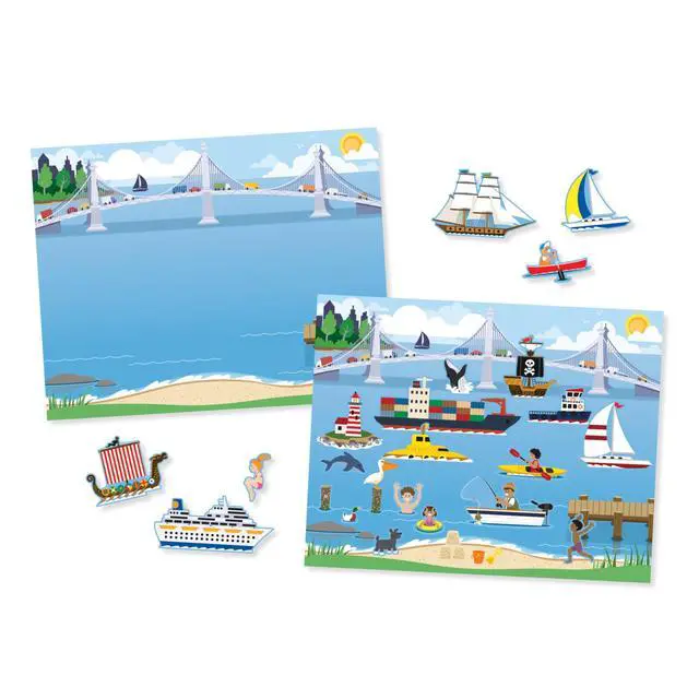 Alt view image 4 of 7 - Melissa & Doug Reusable Sticker Pad: Vehicles - 165+ Reusable Stickers - FSC Certified