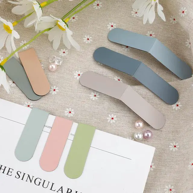 Alt view image 6 of 7 - Magnetic Bookmarks, 15PCS Magnetic Cute Bookmark for Teacher, Women, Men & Kids - Solid Colorful Light Bookmarks (Pack of 15)