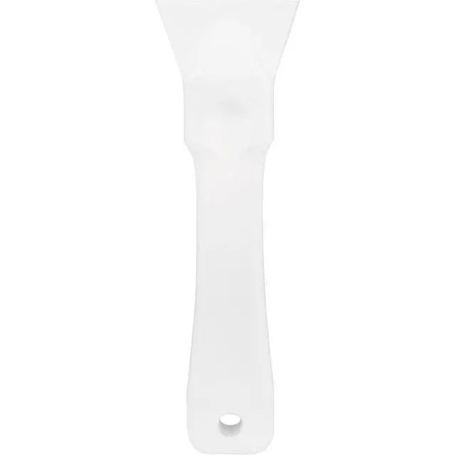 Alt view image 2 of 5 - Polypropylene Scraper Tool Food Safe Scraper for Removing Caked-On Residue in Commercial Kitchens, Plastic, 7.82 x 3 Inches, White