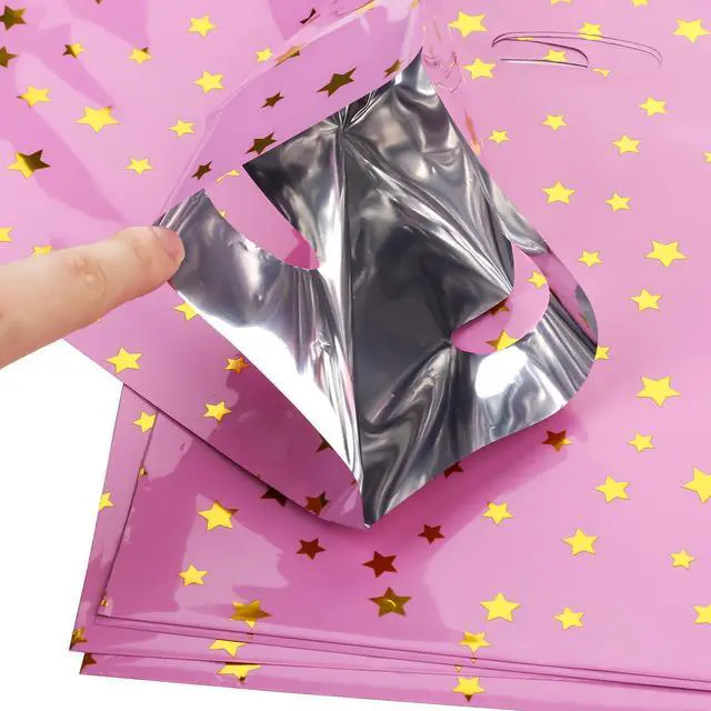 Alt view image 5 of 6 - 7.8 * 11.3inch Party Favor Bags 30PCS, Goodie Treat Loot Bags for Kids Children Birthday, Baby Shower, Easter Holiday Party Gift Wrap Decoration