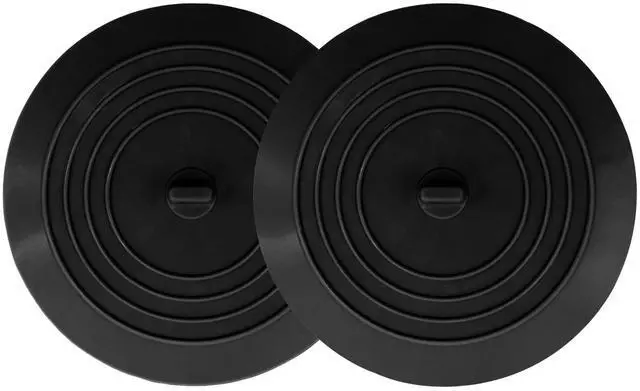 Main image of Bathtub Drain Stopper 2 Pack, 5 inches Silicone Tub Stopper Shower Drain Cover, Bath Tub Plug Hair Stopper,Universal Flat Suction Renter Friendly Bath Accessories