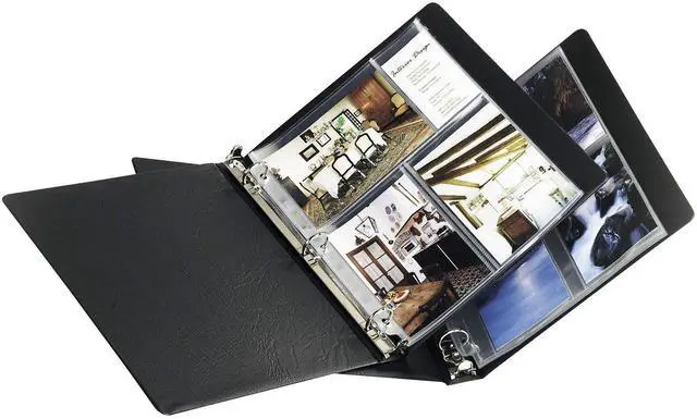 Alt view image 4 of 7 - Clear Mixed Format Photo Pages for 3 Ring Binder, Acid Free, Holds 4" x 6" Photos, 10 Photo Protectors (13401)