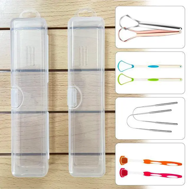 Alt view image 3 of 7 - Tongue Scraper Case, Tongue Scraper Travel Case, Tongue Cleaner Case, Case for Tongue Scraper (2 Pack)
