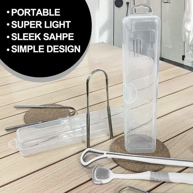 Alt view image 4 of 7 - Tongue Scraper Case, Tongue Scraper Travel Case, Tongue Cleaner Case, Case for Tongue Scraper (2 Pack)