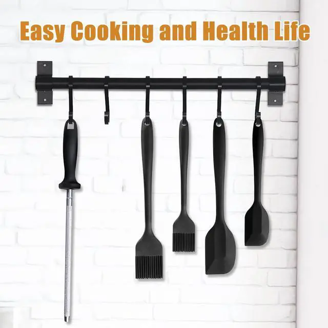 Alt view image 7 of 7 - Silicone Basting Brush for Cooking 2 Pcs Pastry Brush for Grilling,Oil,BBQ,Meat,Sauce,Baking (Black)