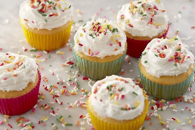 Alt view image 5 of 5 - Colored Mini Paper Cupcake Liners Vibrant Muffin Baking Cups 400-Count
