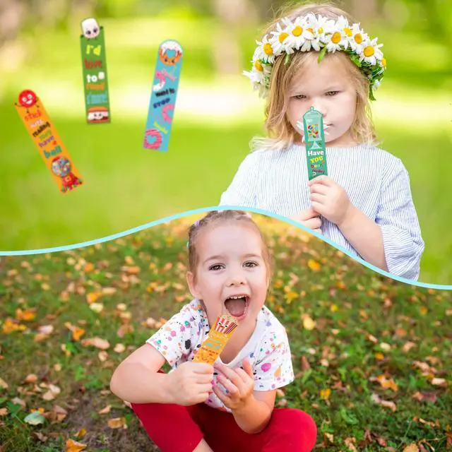 Alt view image 6 of 6 - 72 Pieces Scented Scratch and Sniff Bookmarks for Kids, 12 Styles | Snack Fruit Scented Bookmarks Funny Classroom Smelly Bookmark for Students Teenager School Office Home