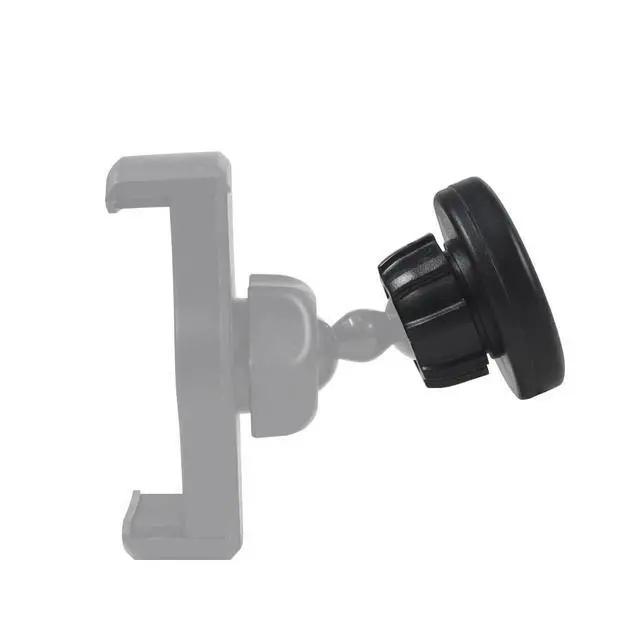 Alt view image 6 of 7 - 2 Pack Magnetic Phone Holder Mount Magnet and Metal Plate with 17mm Ball Joint Socket Replacement Base for Car Smartphone Stand Air Vent Windshield Dashboard Cradle-Less Stick-On Case