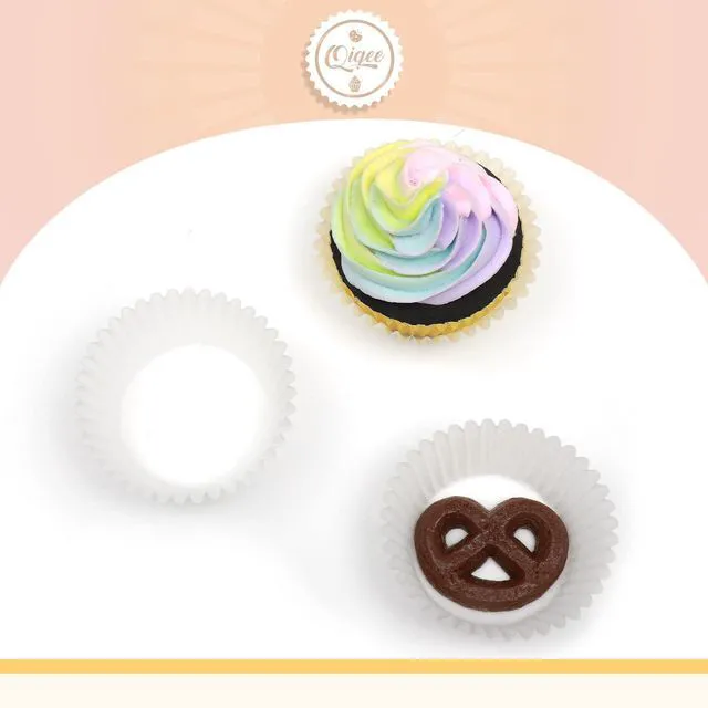 Alt view image 5 of 6 - White Cupcake Liners, 300 Count, Jumbo Size