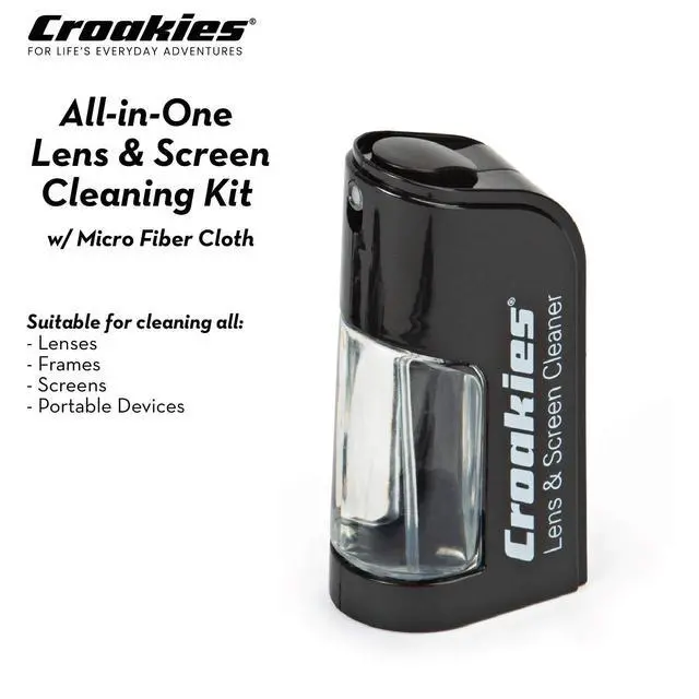 Alt view image 2 of 6 - All-in-one Cleaning Kit | Lens Care Travel Kit with Pump and Microfiber Cloth | All Natural Cleaner For Eyewear and Lenses
