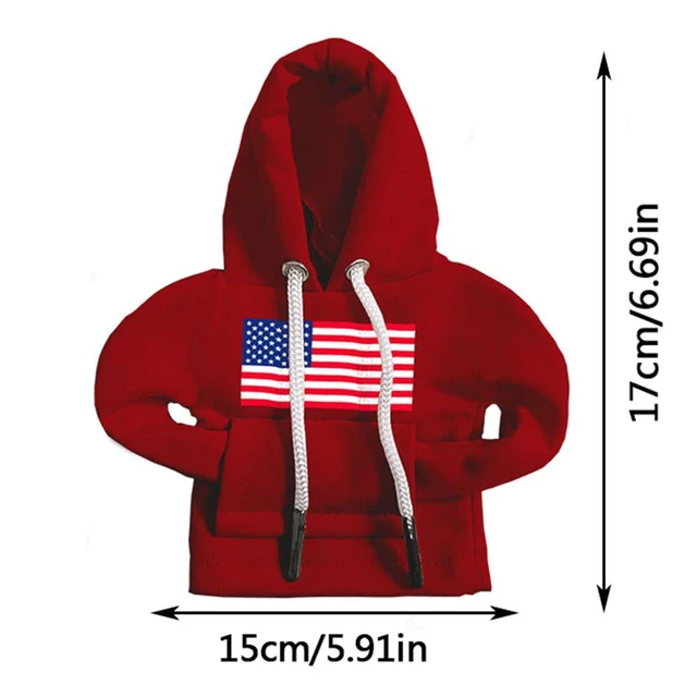 Alt view image 4 of 7 - Car Gear Shift Hoodie, Gear Shift Cover, Universal Car Shift Knob Hoodie | Gear Shift Cover Car Cup Coaster set, Mini Hoodie Automotive Interior Cute Gadgets Accessories
