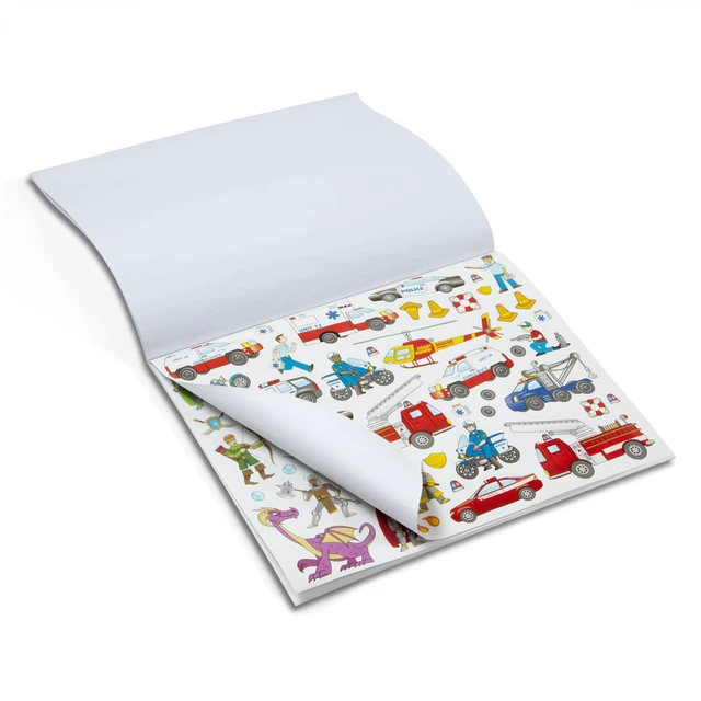 Alt view image 5 of 7 - Sticker Collection Book: Dinosaurs, Vehicles, Space, and More - 500+ Stickers - FSC Certified