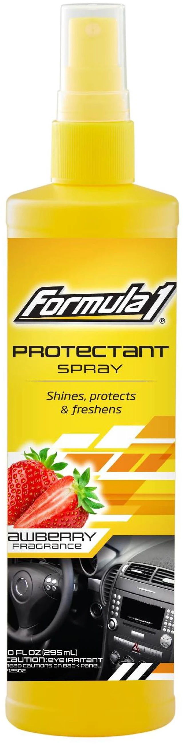 Main image of Interior Detailing Protectant Spray, Car Interior Cleaner with Lasting Strawberry Fragrance and UV Protection, Safe for Vinyl, Rubber, Plastic, & Dashboard - 10oz